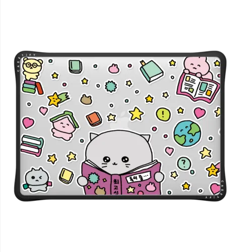 DREAMING WORLD OF BOOKS | MacBook Air 13-inch (M1 / Intel) / MacBook Impact Case / Black | Image 2