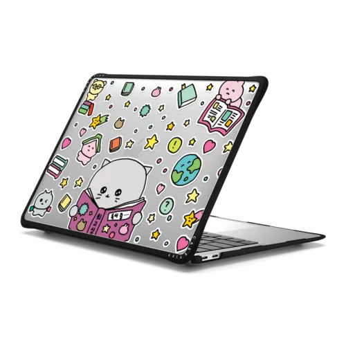 DREAMING WORLD OF BOOKS | MacBook Air 13-inch (M1 / Intel) / MacBook Impact Case / Black | Image 1