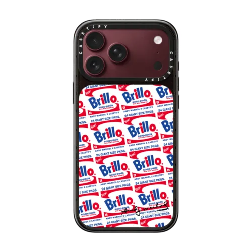 Brillo Pattern Case | iPhone 18 Pro Max / Impact Case MagSafe Compatible - Glossy / Glossy Black | Image 1