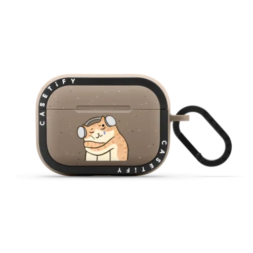 ME AND MY SAD SONGS | AirPods Pro 2 / Earbuds Bounce Case / Matte Taupe | Image 1