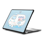 Cinnamoroll Cafe Truck Laptop Case | MacBook Air 13-inch (M1 / Intel) / MacBook Impact Case / Black | Image 1