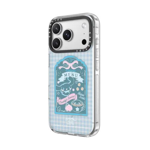 Cinnamoroll Cafe Menu & Latte Art Case | iPhone 17 Pro Max / Impact Clear Case MagSafe Compatible / Clear | Image 2