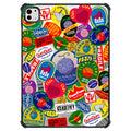 Devil Fruits Label Sticker Tablet Case | Image 1