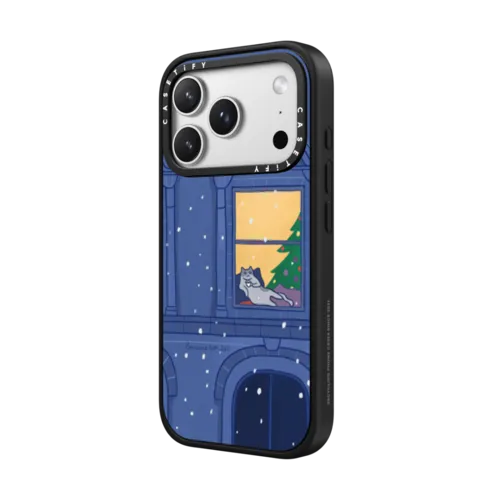 PARISIAN CAT | iPhone 17 Pro Max / Impact Case MagSafe Compatible / Matte Black | Image 2