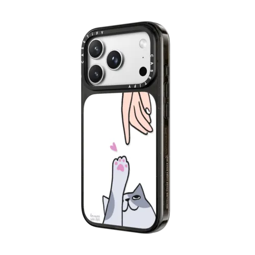 CAT PERSON | iPhone 18 Pro Max / Impact Case MagSafe Compatible - Glossy / Glossy Black | Image 2