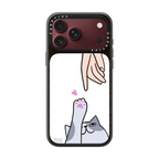 CAT PERSON | iPhone 18 Pro Max / Impact Case MagSafe Compatible - Glossy / Glossy Black | Image 1
