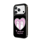BE WILD BUT STAY SOFT | iPhone 18 Pro Max / Impact Case MagSafe Compatible - Glossy / Glossy Black | Image 2