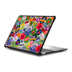Devil Fruits Label Sticker Laptop Case | MacBook Air 13-inch (M1 / Intel) / MacBook Impact Case / Black | Image 1