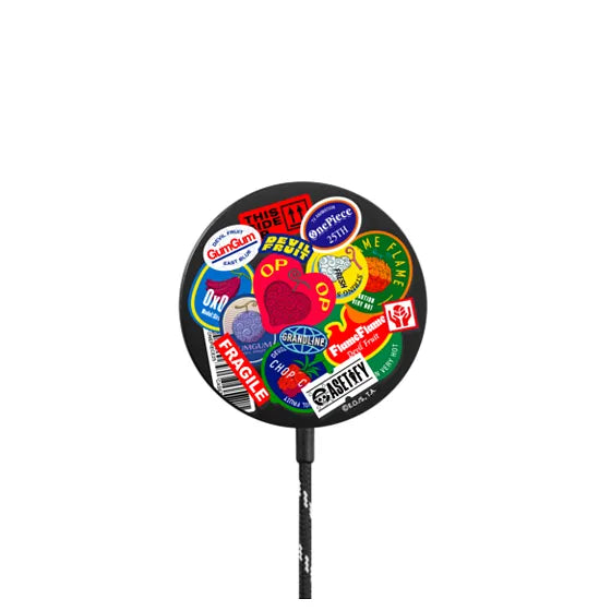 Devil Fruits Label Sticker Magnetic Wireless Charger | Image 1