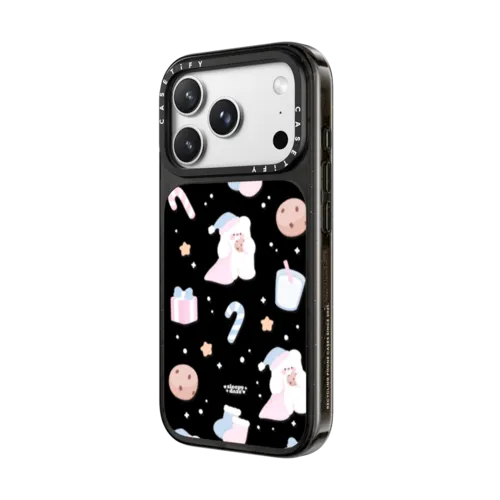 milk and cookies | iPhone 18 Pro Max / Impact Case MagSafe Compatible - Glossy / Glossy Black | Image 2