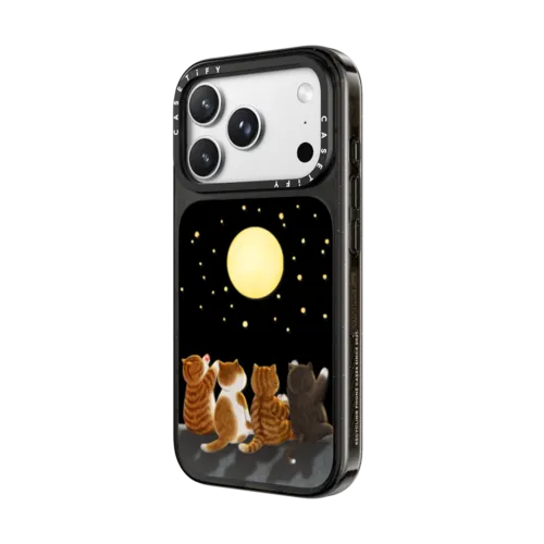 Full moon | iPhone 18 Pro Max / Impact Case MagSafe Compatible - Glossy / Glossy Black | Image 2