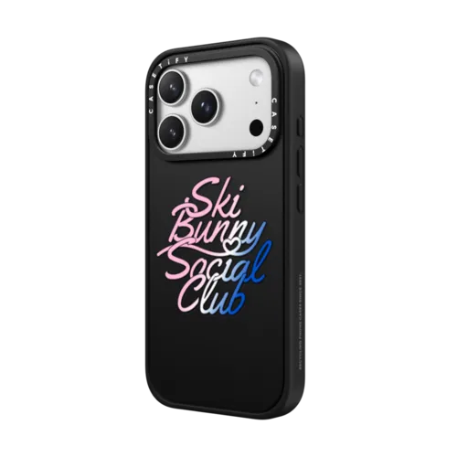 Ski Bunny Social Club | iPhone 17 Pro Max / Impact Case MagSafe Compatible / Matte Black | Image 2