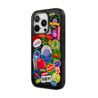 Devil Fruits Label Sticker Case | iPhone 16 Pro / Impact Case MagSafe Compatible / Matte Black | Image 2
