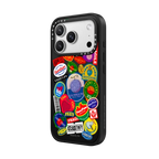 Devil Fruits Label Sticker Case | iPhone 17 Pro Max / Impact Case MagSafe Compatible / Matte Black | Image 2