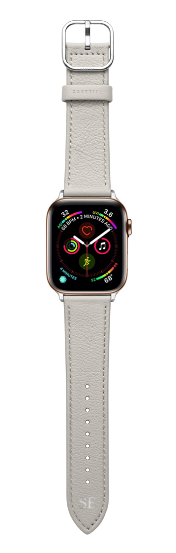 Genuine Leather Band | Apple Watch Series 1-3 (38mm) / Genuine Leather Band / Light Grey | Image 1