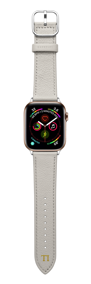 Genuine Leather Band | Apple Watch Series 1-3 (38mm) / Genuine Leather Band / Light Grey | Image 1