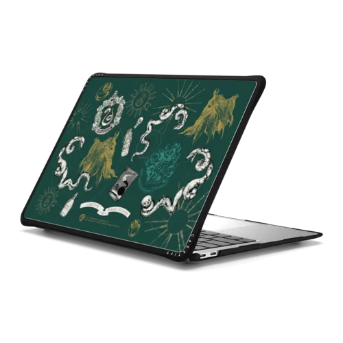 Slytherin Laptop Case | MacBook Air 13-inch (M1 / Intel) / MacBook Impact Case / Black | Image 1
