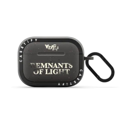 REMNANTS OF LIGHT | AirPods Pro 2 / Earbuds Bounce Case / Matte Charcoal | Image 1