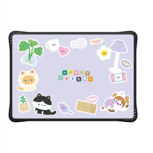 KITTEN PARTY | MacBook Air 13-inch (M1 / Intel) / MacBook Impact Case / Black | Image 2