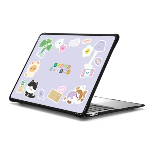 KITTEN PARTY | MacBook Air 13-inch (M1 / Intel) / MacBook Impact Case / Black | Image 1