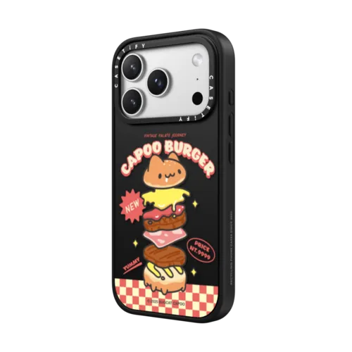 Burger Bugcat Case | iPhone 17 Pro Max / Impact Case MagSafe Compatible / Matte Black | Image 2