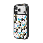 Good luck cat maneki-neko | iPhone 17 Pro Max / Impact Case MagSafe Compatible / Matte Black | Image 2