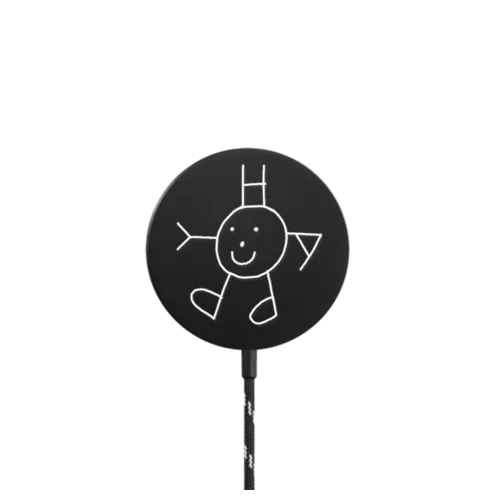 HAPPY |   / PowerThru Magnetic Wireless Charger MagSafe Compatible / Black | Image 1