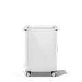 Custom Suitcase | 21" Carry-On Suitcase / Bounce Suitcase / Glossy Cloud White | Image 1