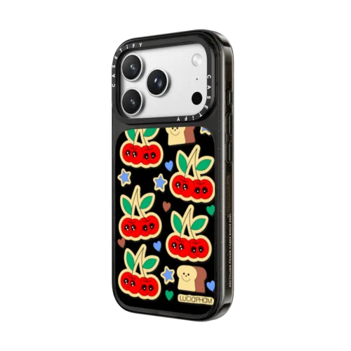 Cherry Bread | iPhone 18 Pro Max / Impact Case MagSafe Compatible - Glossy / Glossy Black | Image 2