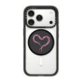 Pink Heart Snake | Snappy Grip Stand / Snappy Grip Stand MagSafe Compatible / Black | Image 1