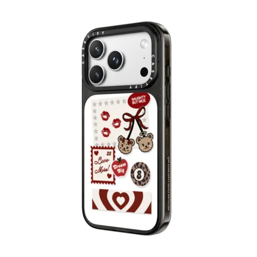 Naughty But Nice | iPhone 18 Pro Max / Impact Case MagSafe Compatible - Glossy / Glossy Black | Image 2
