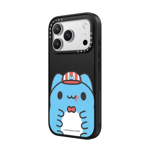 Bugcat Capoo Face Case | iPhone 17 Pro Max / Impact Case MagSafe Compatible / Matte Black | Image 2