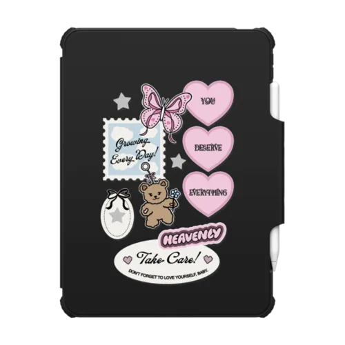 Lucky Charms | iPad Air 11-inch (M2 - M4) / iPad Impact Folio Case / Black | Image 1
