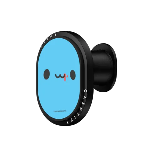 Bugcat Capoo Face Wireless Car Charger | PowerThru Wireless Car Charger / PowerThru Wireless Car Charger MagSafe Compatible  / Black | Image 1