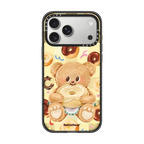 Donut Butterbear Case | iPhone 17 Pro Max / Impact Case MagSafe Compatible / Black | Image 1