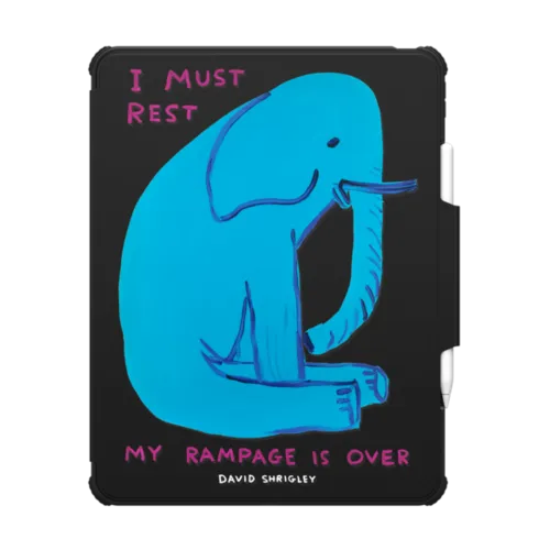 MY RAMPAGE IS OVER Tablet Case | iPad Pro 13-inch (M4/M5) / iPad Impact Folio Case / Black | Image 1