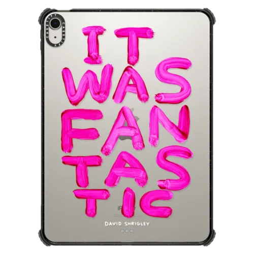 IT WAS FANTASTIC Tablet Case | iPad Air 11-inch (M2 - M4) / iPad Impact Case / Black | Image 1