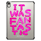 IT WAS FANTASTIC Tablet Case | iPad Air 11-inch (M2 - M4) / iPad Impact Case / Black | Image 1