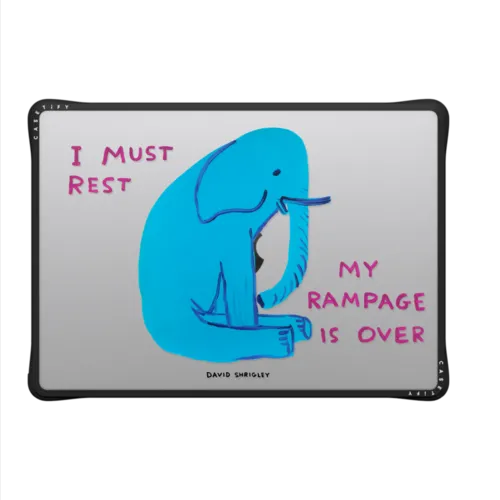 MY RAMPAGE IS OVER Laptop Case | MacBook Pro 14-inch (M1 - M5) / MacBook Impact Case / Black | Image 2