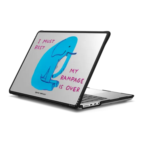 MY RAMPAGE IS OVER Laptop Case | MacBook Pro 14-inch (M1 - M5) / MacBook Impact Case / Black | Image 1