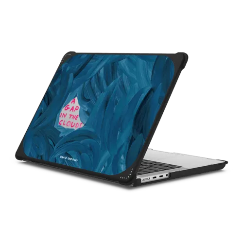 A GAP IN THE CLOUDS Laptop Case | MacBook Pro 14-inch (M1 - M5) / MacBook Bounce Case / Black | Image 1