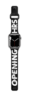 OPENING HOURS Watchband | Apple Watch Series 7-9 (45mm) / Impact Band / Black | Image 1