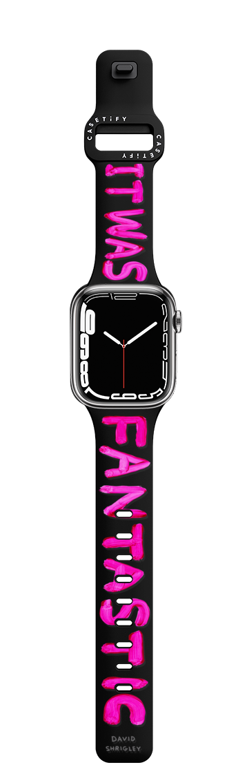 IT WAS FANTASTIC Watchband | Apple Watch Series 7-9 (45mm) / Impact Band / Black | Image 1