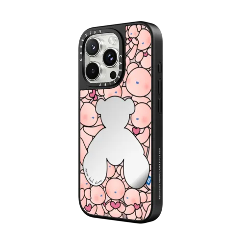 Never Feel Alone | iPhone 16 Pro Max / Mirror Case MagSafe Compatible / Silver on Black | Image 2
