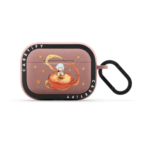 Peace Apple | AirPods Pro 2 / Earbuds Bounce Case / Matte Dusty Rose | Image 1