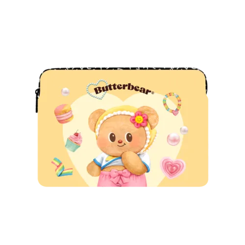 Butterbear Laptop Sleeve | Large (16") / Impact Laptop Sleeve / Multicolor | Image 1