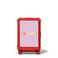Custom Suitcase | 21" Carry-On Suitcase / Bounce Suitcase / Cherry Red | Image 1