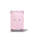 Custom Suitcase | 21" Carry-On Suitcase / Bounce Suitcase / Glossy Primrose Pink | Image 1
