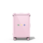 Custom Suitcase | 21" Carry-On Suitcase / Bounce Suitcase / Glossy Primrose Pink | Image 1