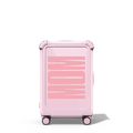 Custom Suitcase | 21" Carry-On Suitcase / Bounce Suitcase / Glossy Primrose Pink | Image 1